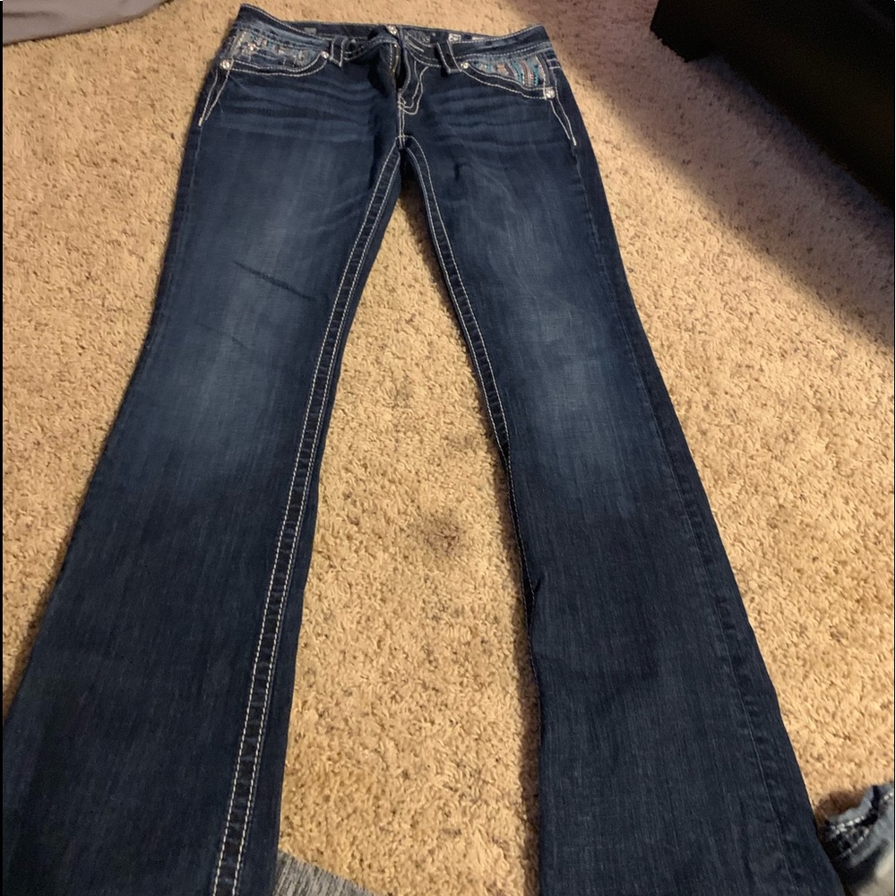 Miss me’s 29/34 but are 32 1/2 inseam